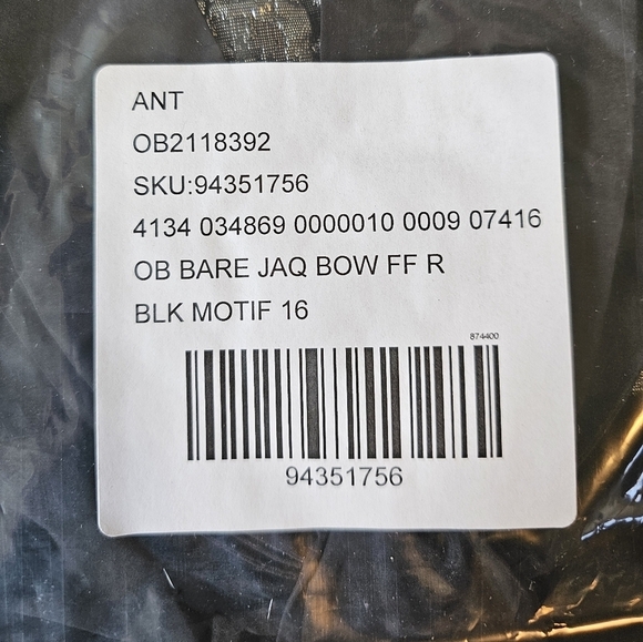 Maeve x Anthropologie Bow-Front Floral Jacquard Romper, Black Pattern, Size 16 - Picture 14 of 16